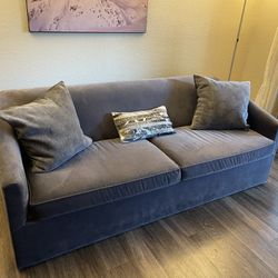 MG&BW Velvet Landry Sleeper Sofa 