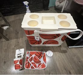 Bogg Bag Cooler Basketball Print with Accessories