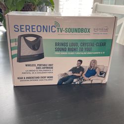 Sereonic TV Soundbox! NIB