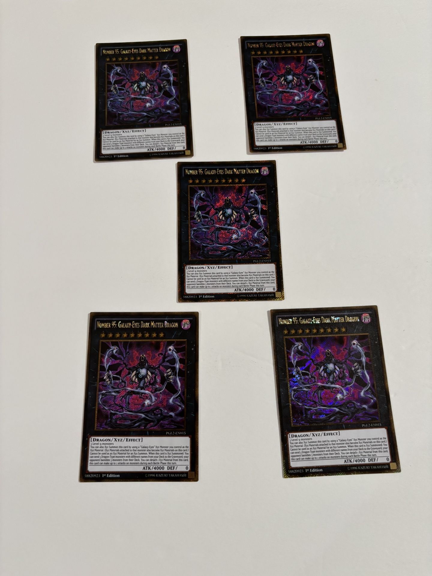 Yugioh Number 95: Galaxy Eyes Dark Matter Dragon - 1st Edition