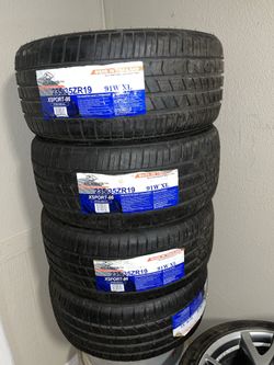 235/35zR19 91w Xl Brand New Tires