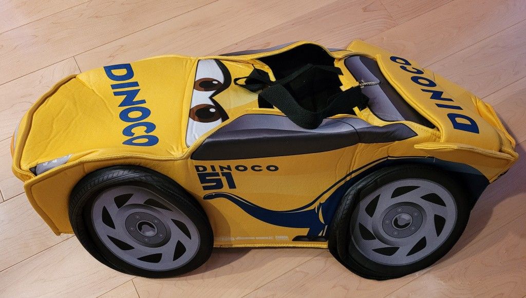 NO Shipping. Like New Cruz Ramirez Disney Cars Halloween Costume for Toddlers
