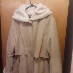 Genuine Leather Winter Coat