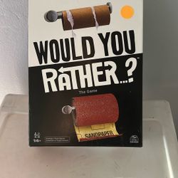 Would You Rather - Sandpaper Edition