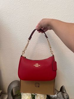 Red coach bag for women