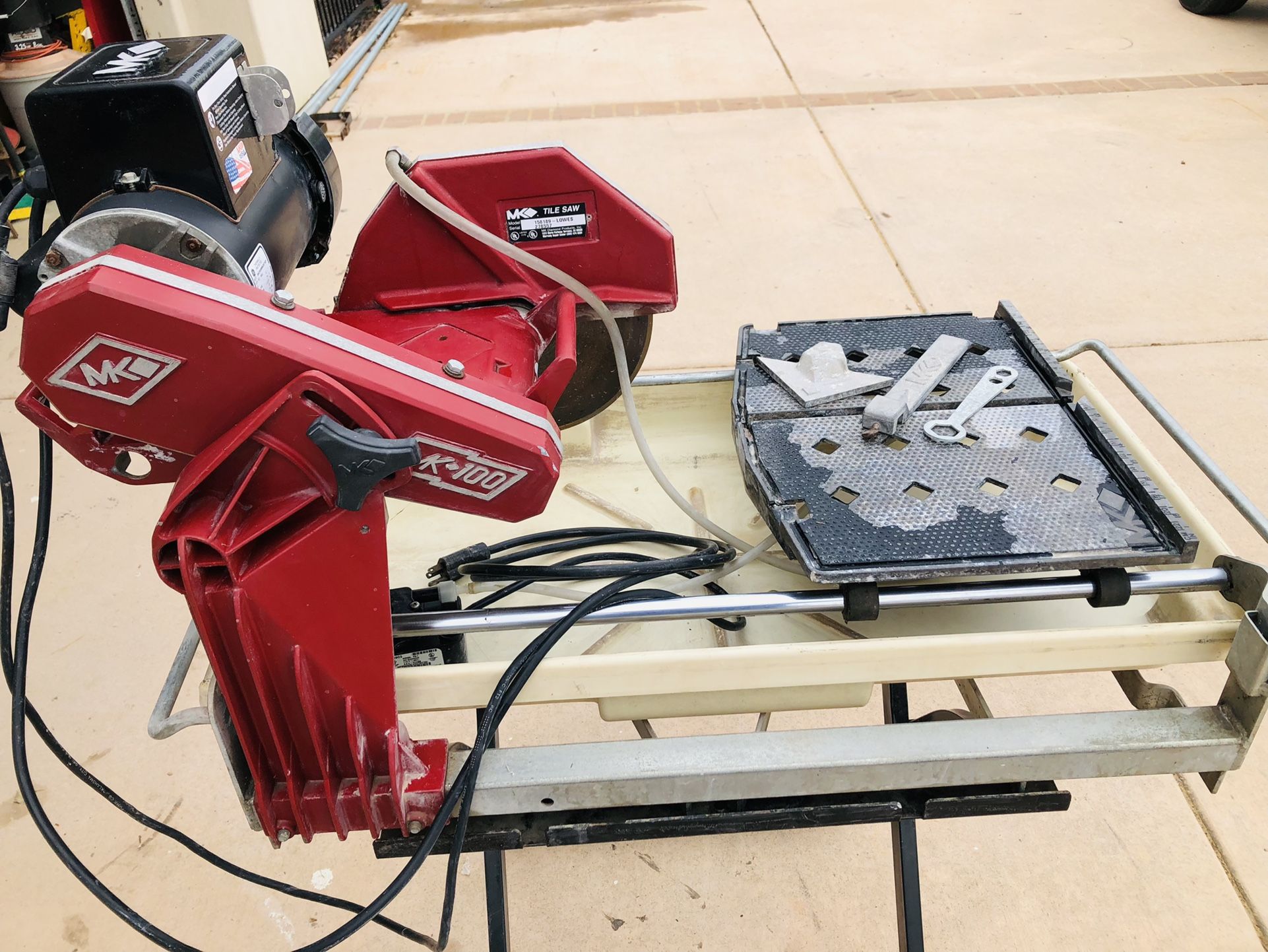 WOW!!! MK 100 Tile Saw!!! Great Condition!