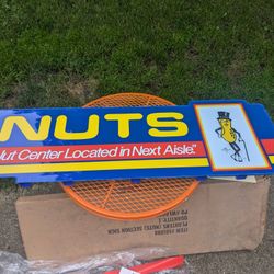 Vintage Planters NUTS Aisle Advertisement 