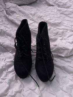 Black Heeled Boots