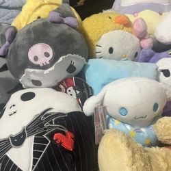 Sanrio and Disney plushies