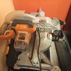 RIDGID 15 Amp 10 in. Dual Bevel Miter Saw 