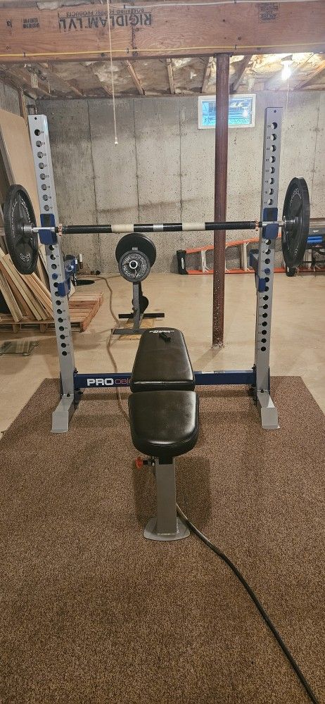 olympic weights and bench 