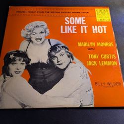 Some Like It Hot Soundtrack - Marilyn Monroe - Original Vinyl Album LP