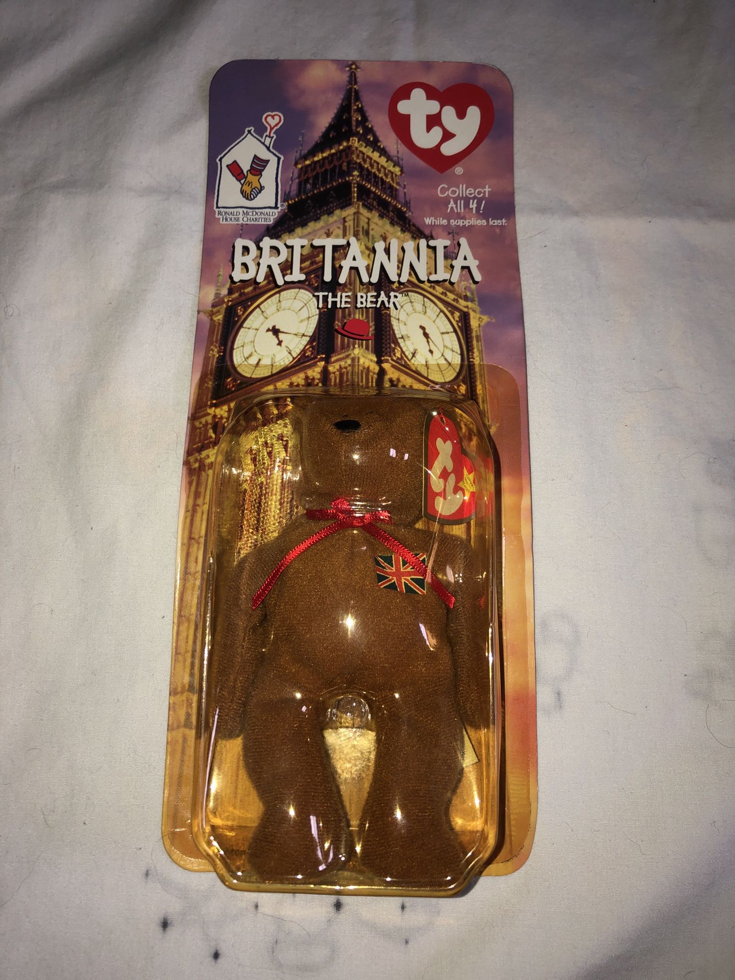 Britannia the Bear TY Beanie Baby