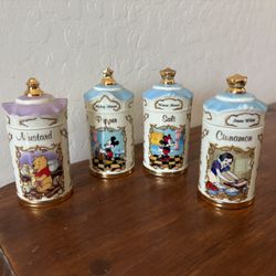 Lenox Disney Spice Jars 1995