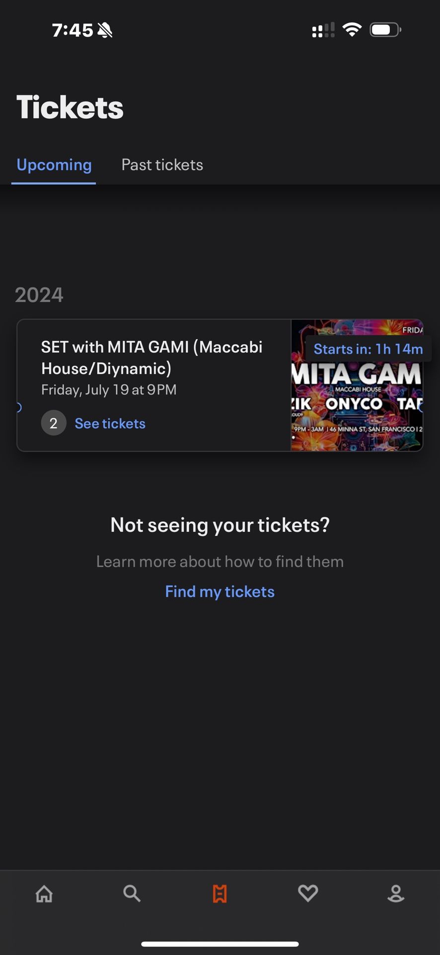 2 Tickets For Mita Gami