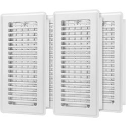 Floor Register 4x10, 4 Pack Floor Vent Covers for Home Floor Heavy Duty Steel...