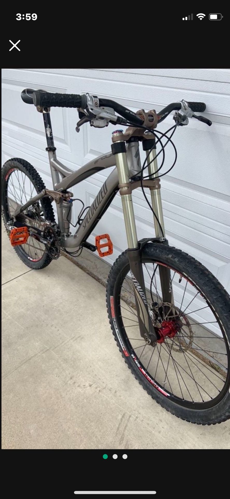 2008 Specialized Enduro Full Suspension Mountain Bike