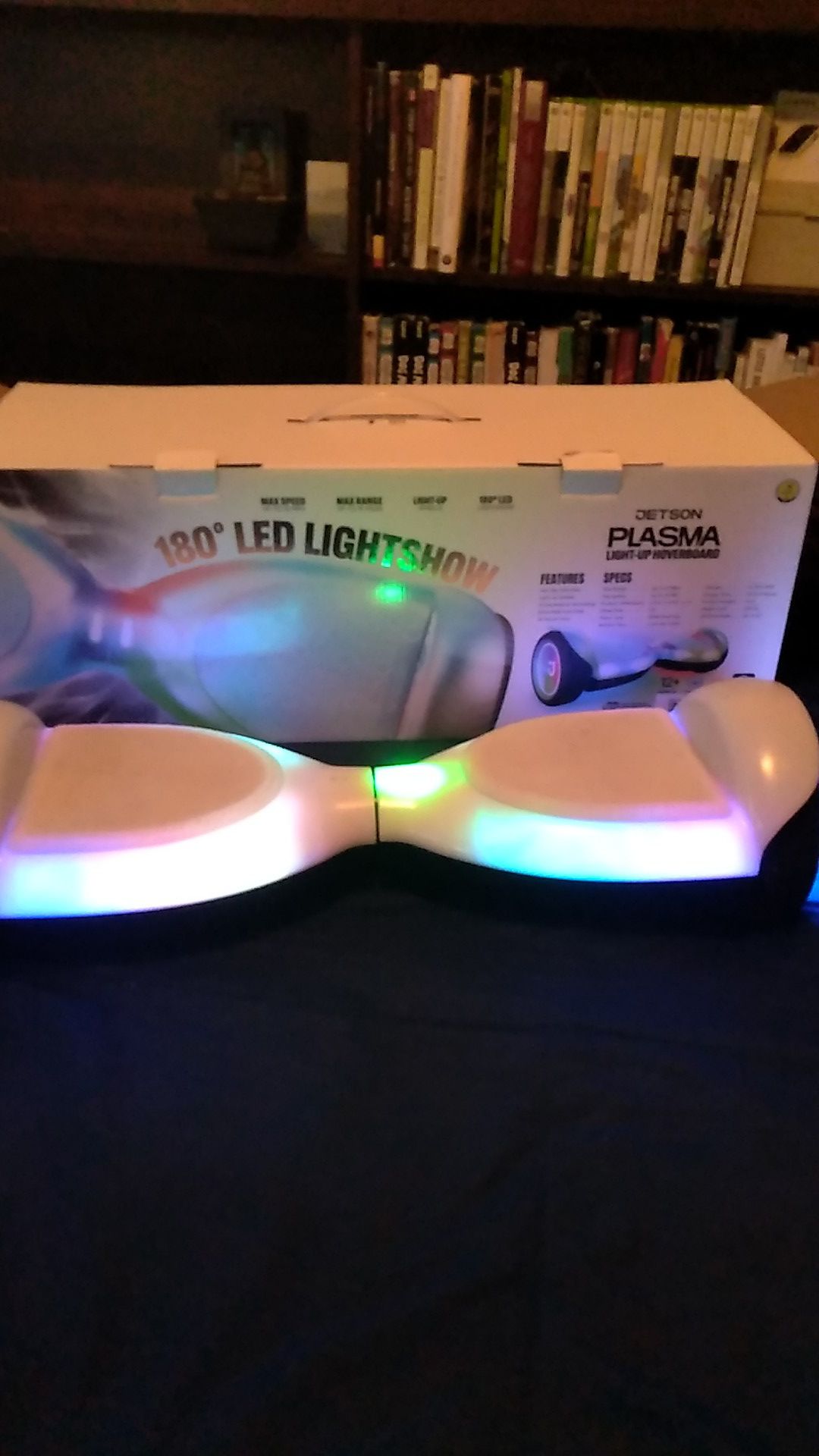 180⁰ led lightshow jetson plasma hoverboard