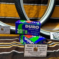 BRAND NEW BIKE TIRES AND TUBES ALL SIZES BEACH CRUISER LOWRIDER ETC