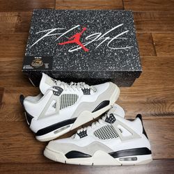 10.5M-Jordan 4 Military Black 