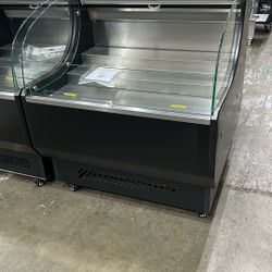 Polarman RTS-290L 39" Black Horizontal Refrigerated Air Curtain Merchandiser