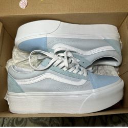 Blue Women Vans Brand New 