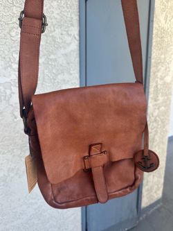 Harbour 2nd Brown Leather Crossbody Messenger Bag