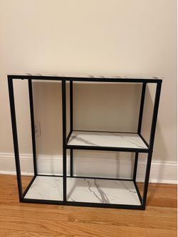 White Marble Entryway Table