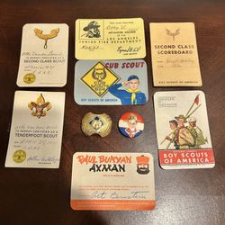 Vintage Misc. Boy Scout Material Lot 1(contact info removed)