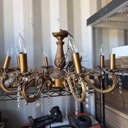 Vintage Brass Chandelier