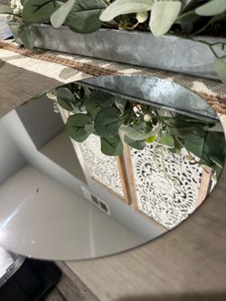 Round Mirror for centerpiece