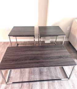 Tea table with two sides