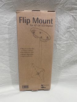 Flip Mount For Walls Or Cabinets