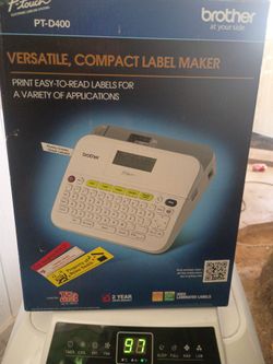 ELECTRONIC cOMPACT LABEL MAKER By Brothers Inc.