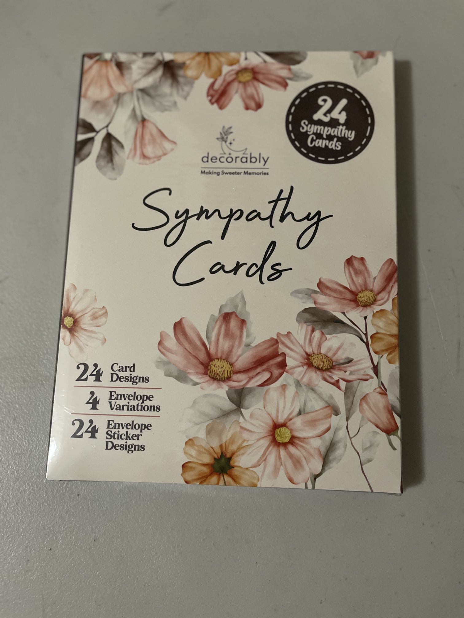 24 Sympathy Cards Kit