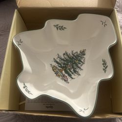 Spode Tree Shaped Serving Bowl