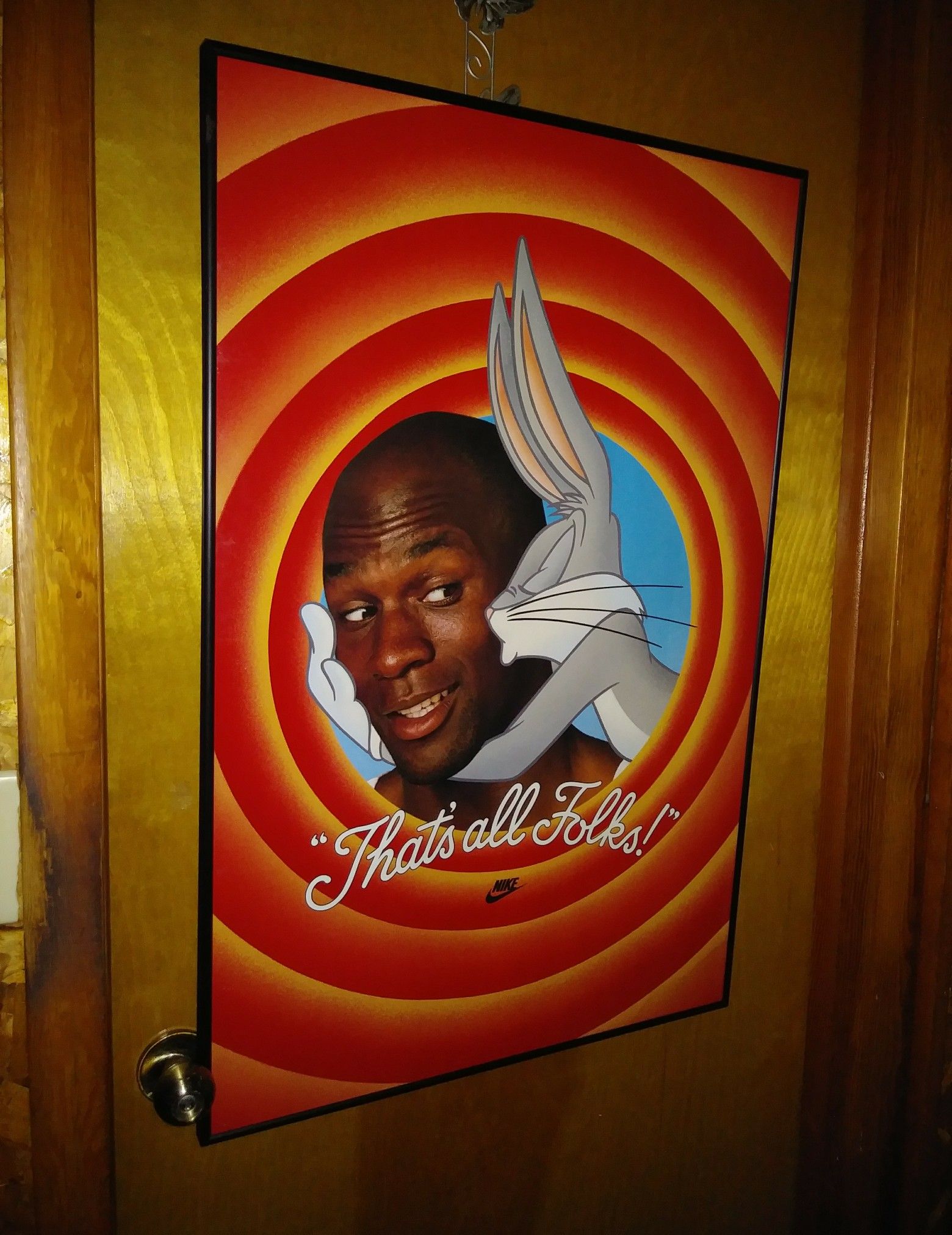 Unreleased 1991 Michael Jordan Bugs Bunny & Nike Promo for 1992 Super Bowl