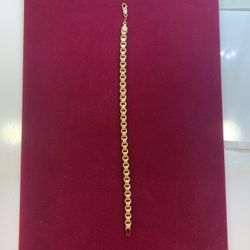 10 K Y GOLD ALEXANDERIA 5.5 Mm 8.5 Inches Bracelet 