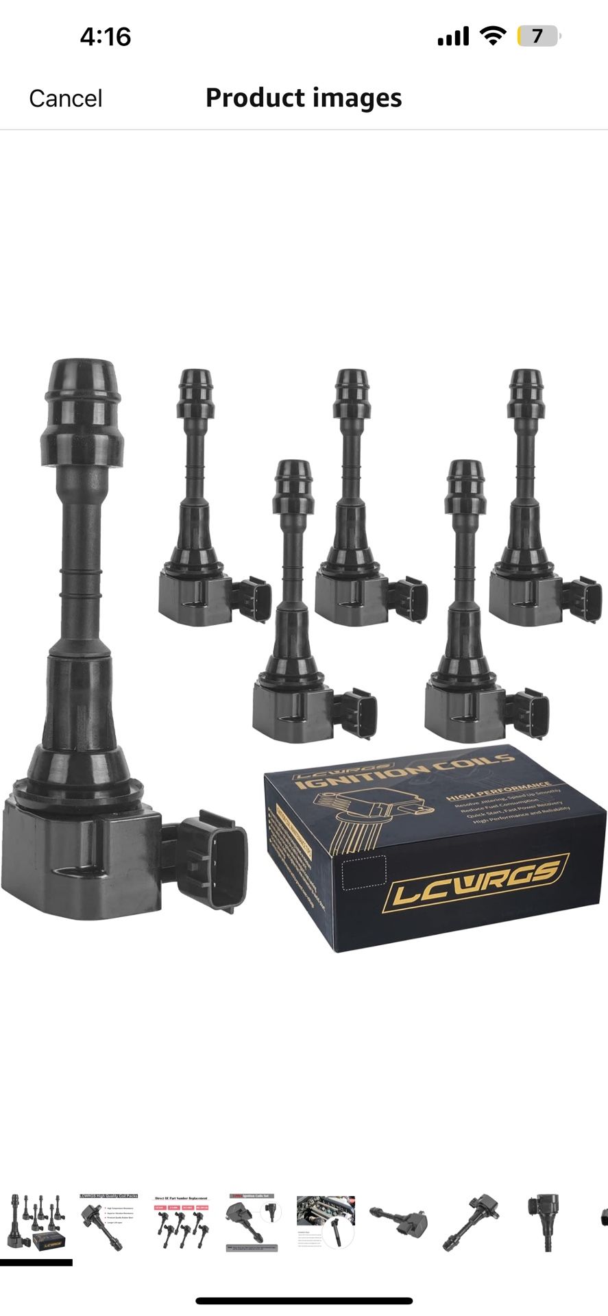 Ignition Coil Packs for 2002 2003 2004 2005 2006 2007 2008 2009 Nissan Maxima Murano Altima Xterra Quest Frontier Pathfinder Infiniti I35 QX4 Suzuki E