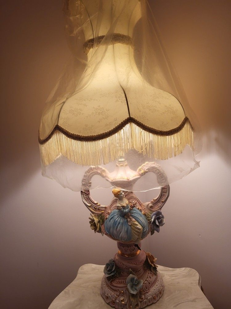 Vintage Porcelain Lamp