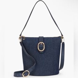 Talbots hobo denim purse
