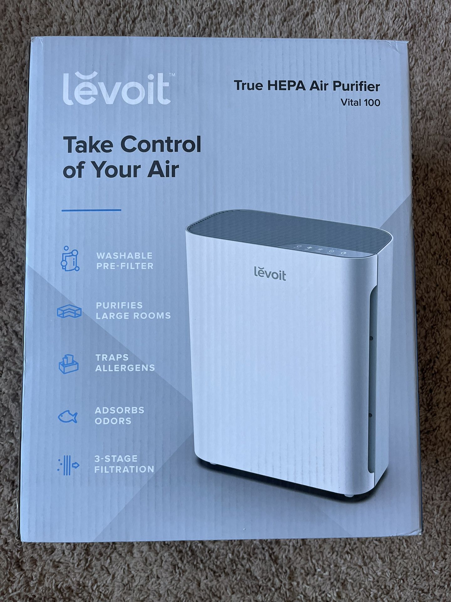 Levoit Air Purifier For Home Large Room With HEPA Filter