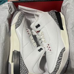 Jordan Retro 3 White cement 8.5M