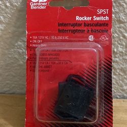 New GB SPST Rocker Switch 16A 125V
