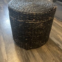 Blanket Cubby Foot Stool 