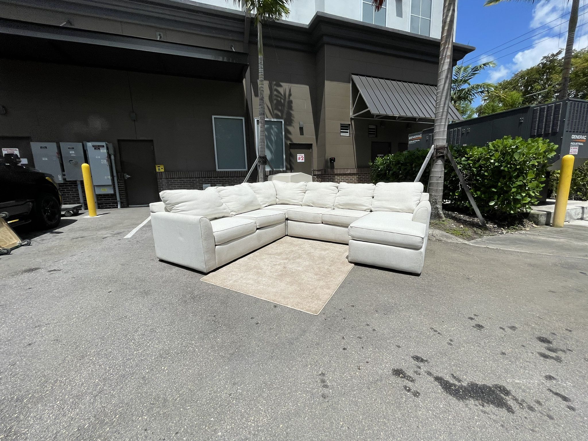 Light Taupe Kevin Charles Sectional Couch