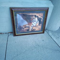 Linda Wacaster Tiger Cub Wall Art