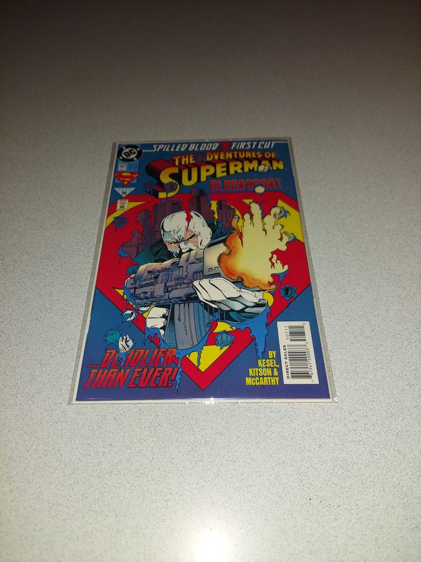 1993 THE ADVENTURES OF SUPERMAN #507 COMIC BAGGED AND BOARDED