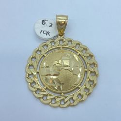 Gold Pendant World 10K