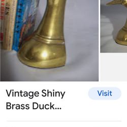 Brass geese bookends, perfect for
the interior designer. Great
condition with beautiful details
 $60.00